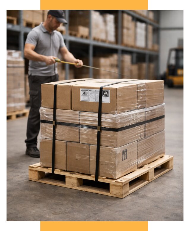 Упаковка и паллетирование грузов от 3744 р. | СетСервис-Гсь