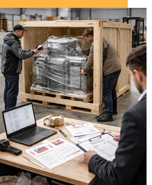 Доставка промышленного оборудования из США от 69537 руб