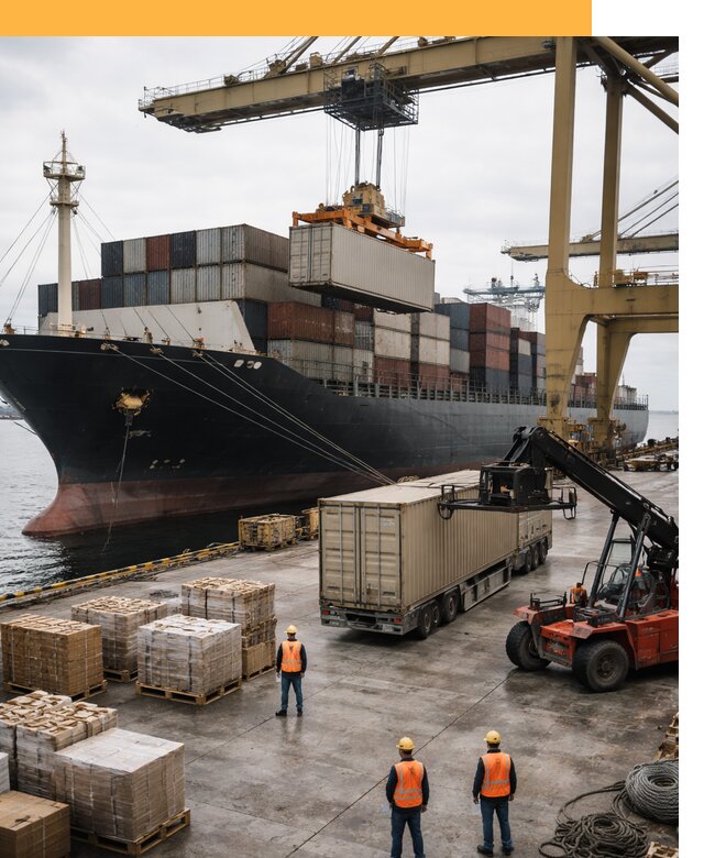 Морские перевозки из Индии: доставка FCL/LCL, таможня от 128376