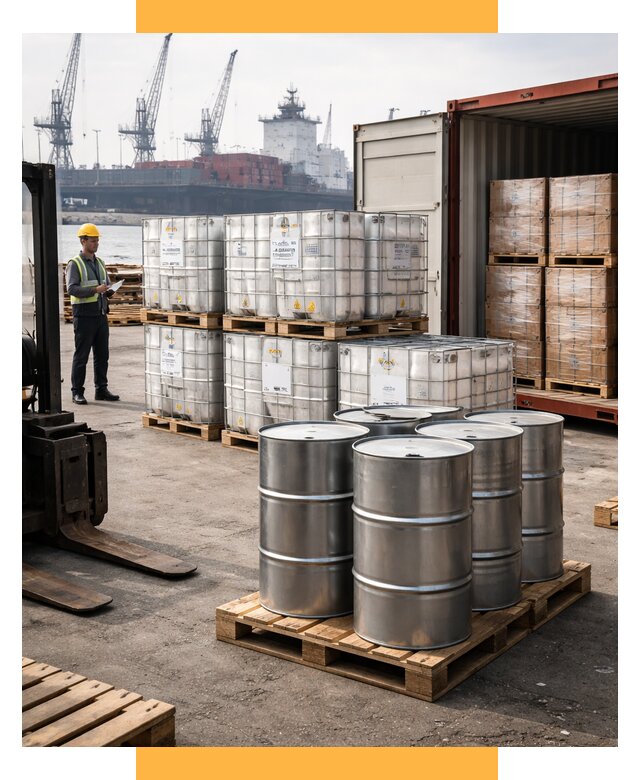 Доставка химического сырья из Индии от 267450 р. | СетСервис-Гсь