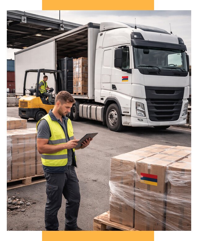 Автоперевозки из Армении от 101631 р. — услуги СетСервис-Гсь