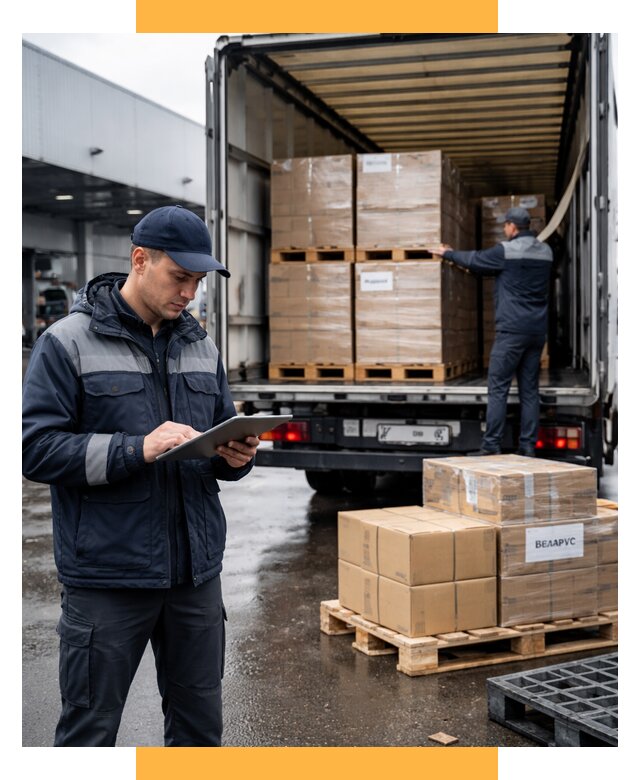Доставка грузов из Беларуси от 16047 р. логистика СетСервис-Гсь