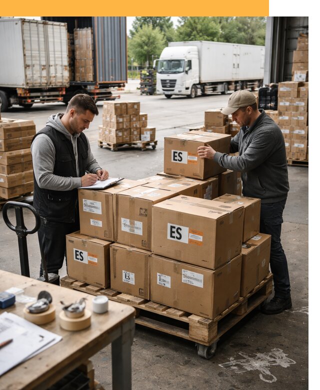 Доставка грузов в Испанию автотранспортом от 37443 руб