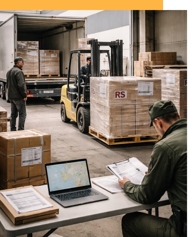 Доставка грузов в Сербию от 48141 руб, международные перевозки