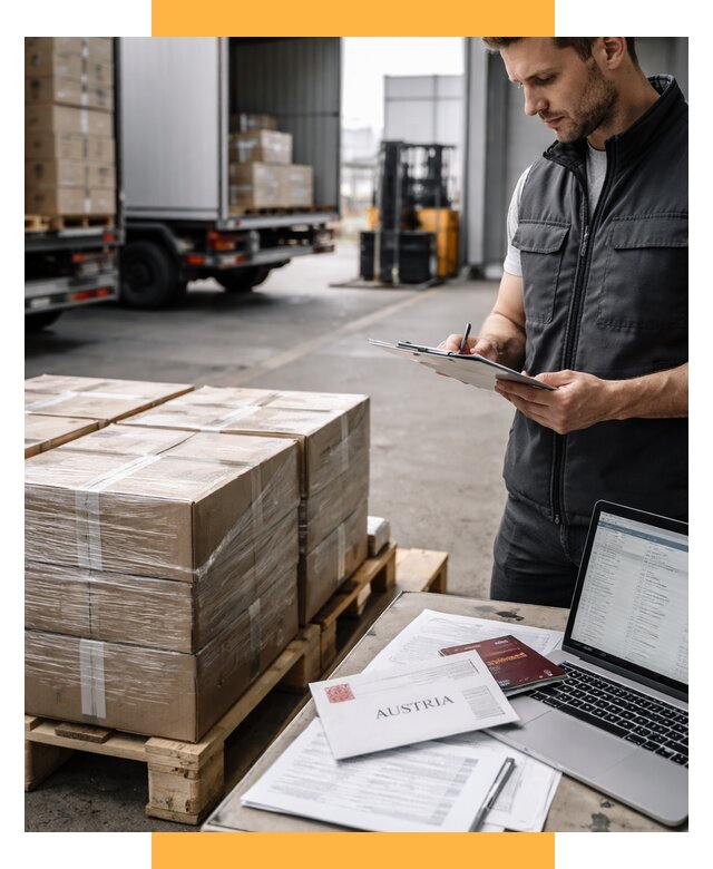 Доставка в Австрию от 69537 р. Логистика и экспорт СетСервис-Гсь