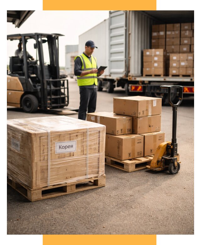 Доставка грузов в Корею из России от 37443 р. | СетСервис-Гсь
