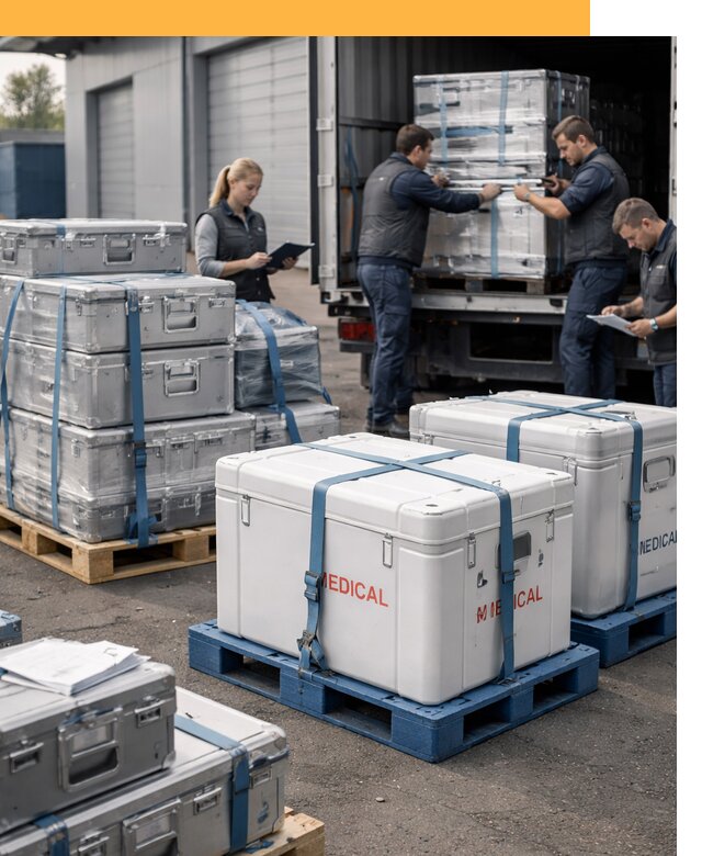 Перевозка медицинского оборудования по всему миру от 16047 руб