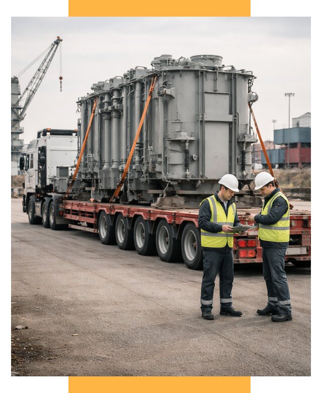 Перевозка негабаритных грузов под ключ от 128376 р., СетСервис-Гсь