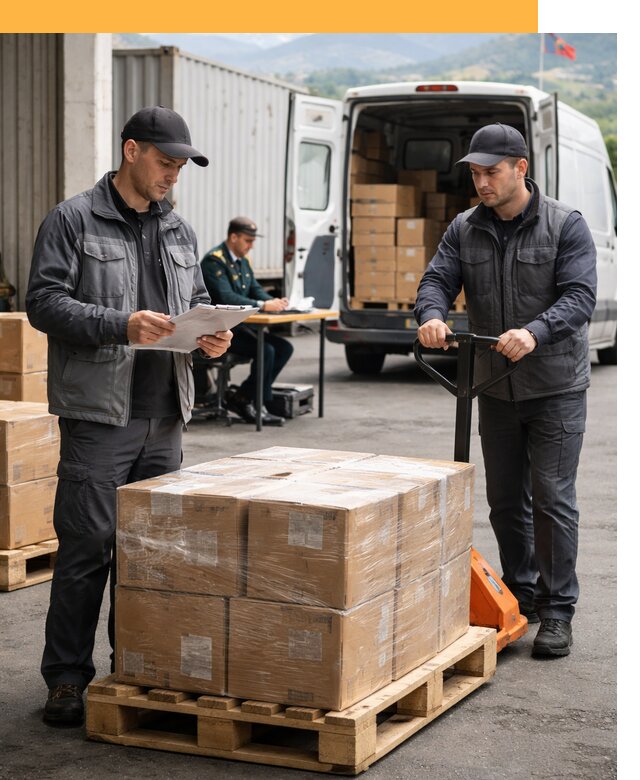 Доставка грузов через Армению, быстрая таможенная очистка от 26745