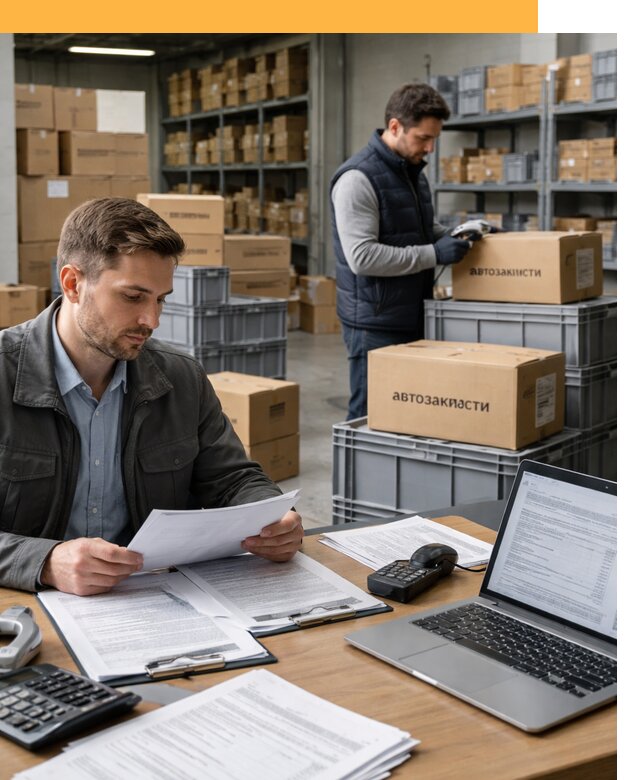 Таможенное оформление автозапчастей по выгодным тарифам от 9093
