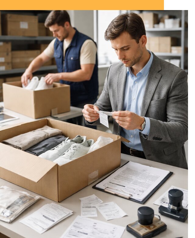 Таможенное оформление одежды и обуви по выгодной цене от 6954 руб