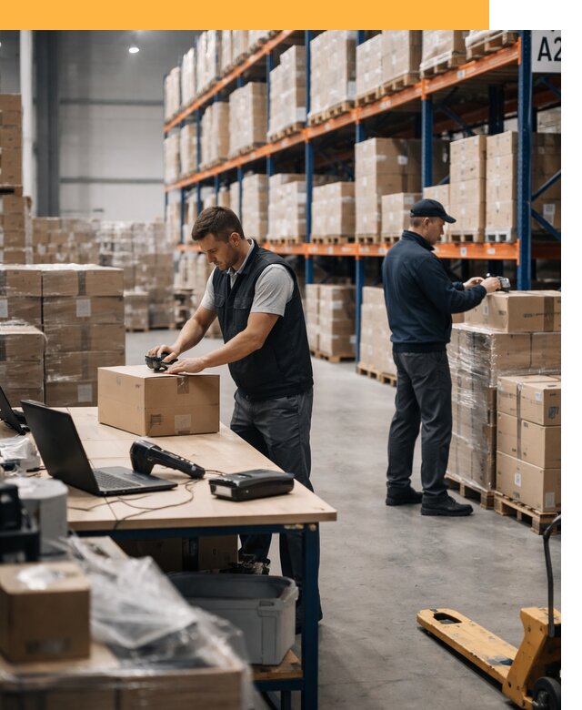 Склад консолидации в Европе: хранение, сортировка от 6954